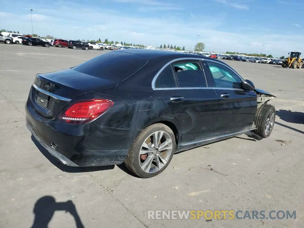 3 Photograph of a damaged car W1KWF8DBXMR629713 MERCEDES-BENZ C-CLASS 2021