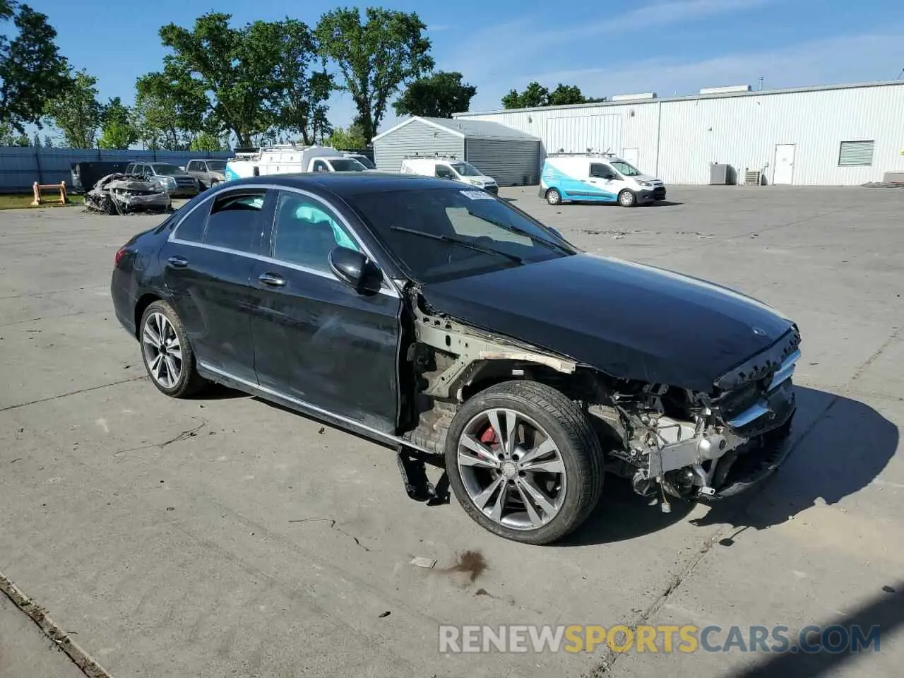 4 Photograph of a damaged car W1KWF8DBXMR629713 MERCEDES-BENZ C-CLASS 2021