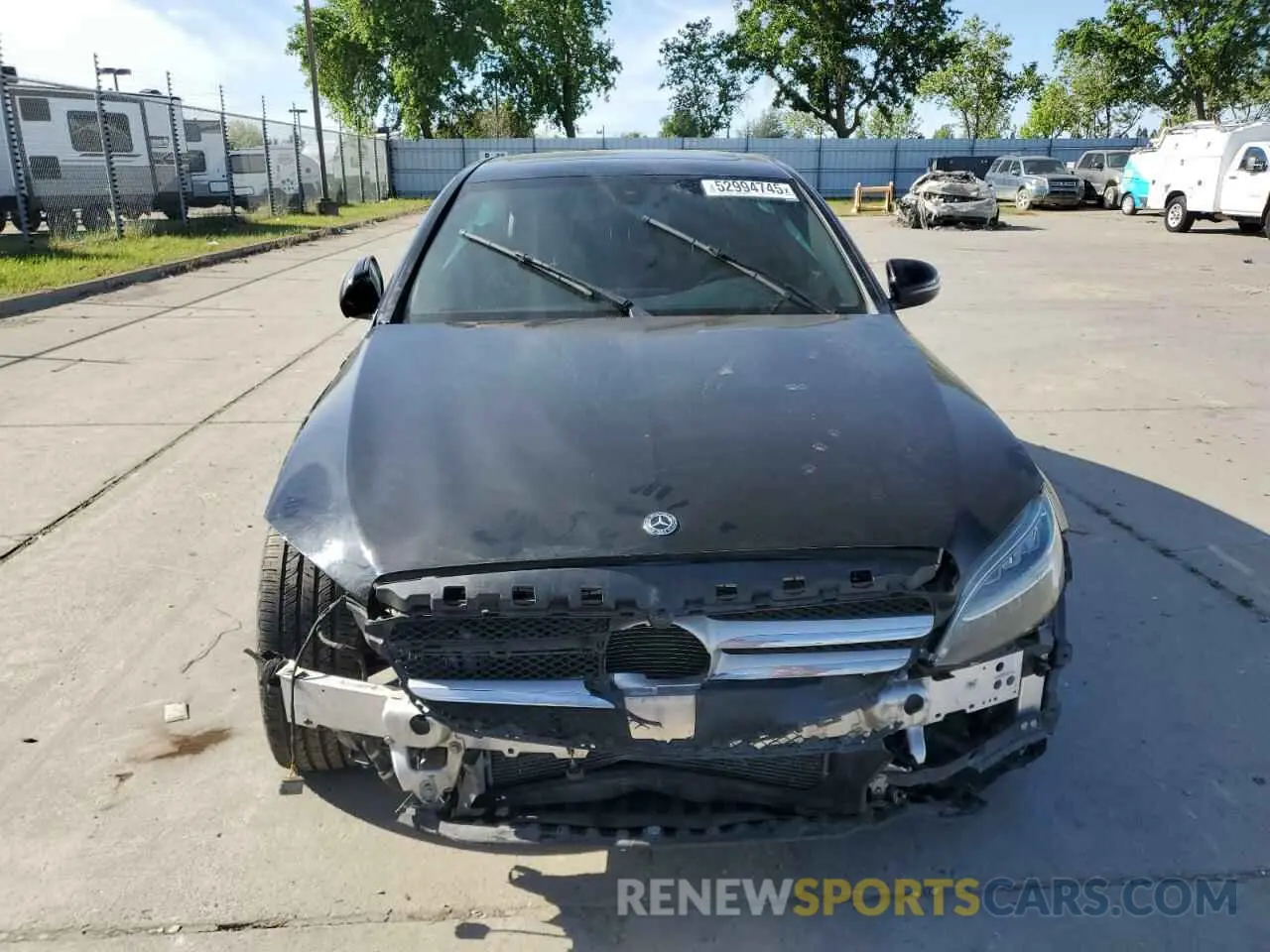 5 Photograph of a damaged car W1KWF8DBXMR629713 MERCEDES-BENZ C-CLASS 2021