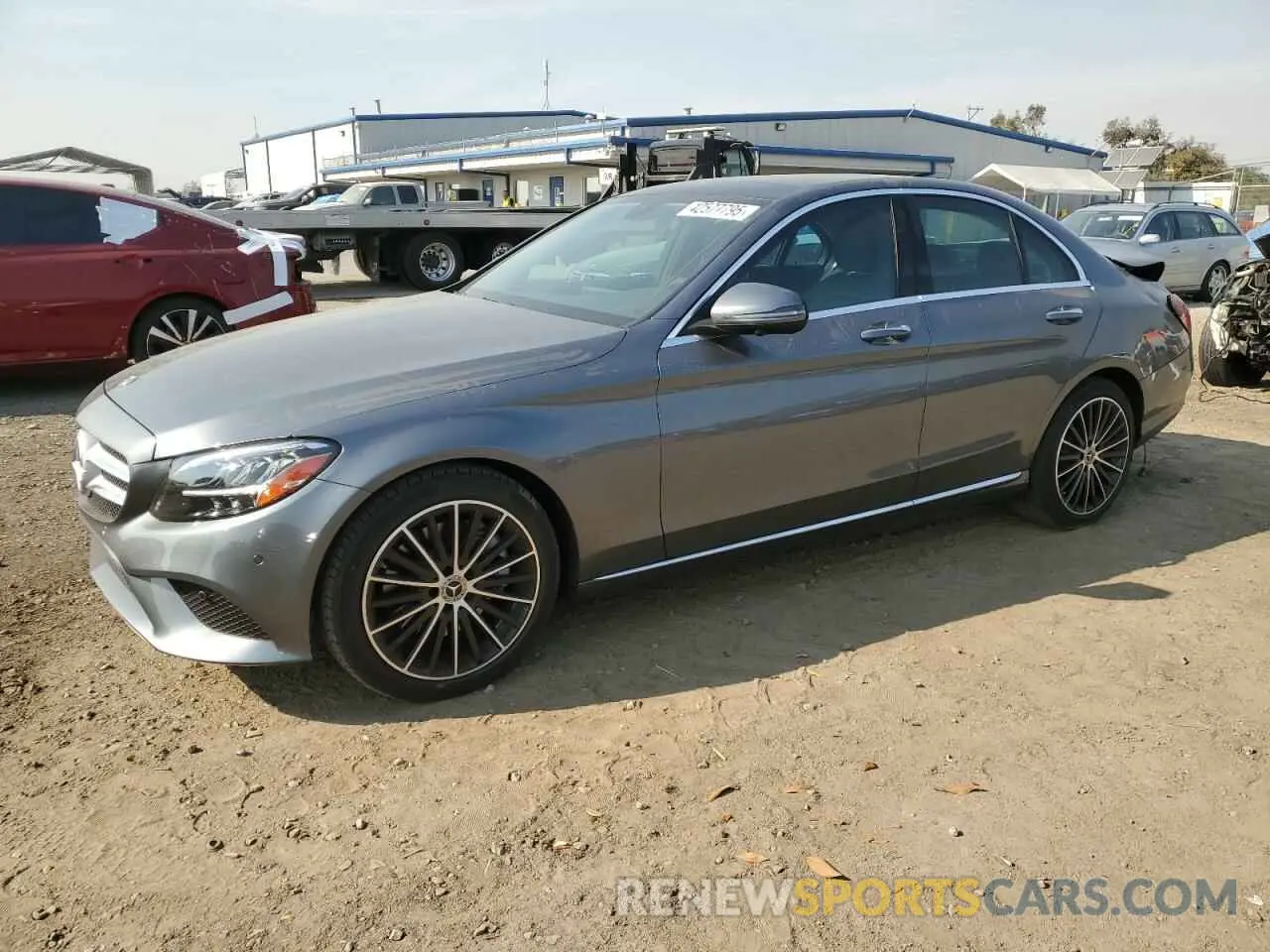 1 Photograph of a damaged car W1KWF8DBXMR638766 MERCEDES-BENZ C-CLASS 2021