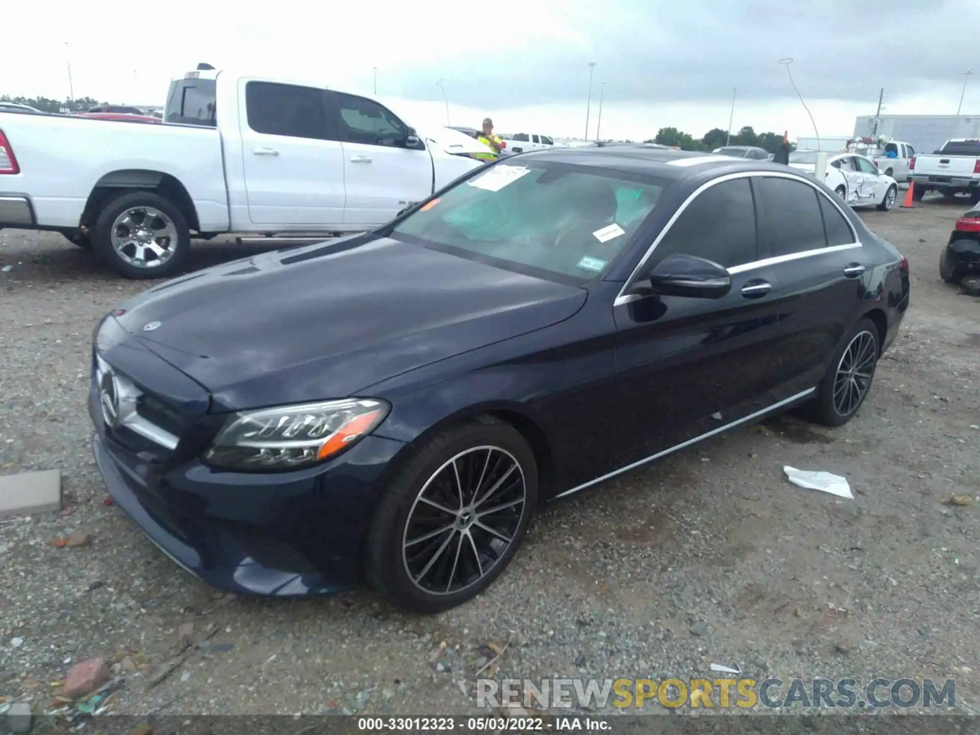 2 Photograph of a damaged car W1KWF8DBXMR643367 MERCEDES-BENZ C-CLASS 2021