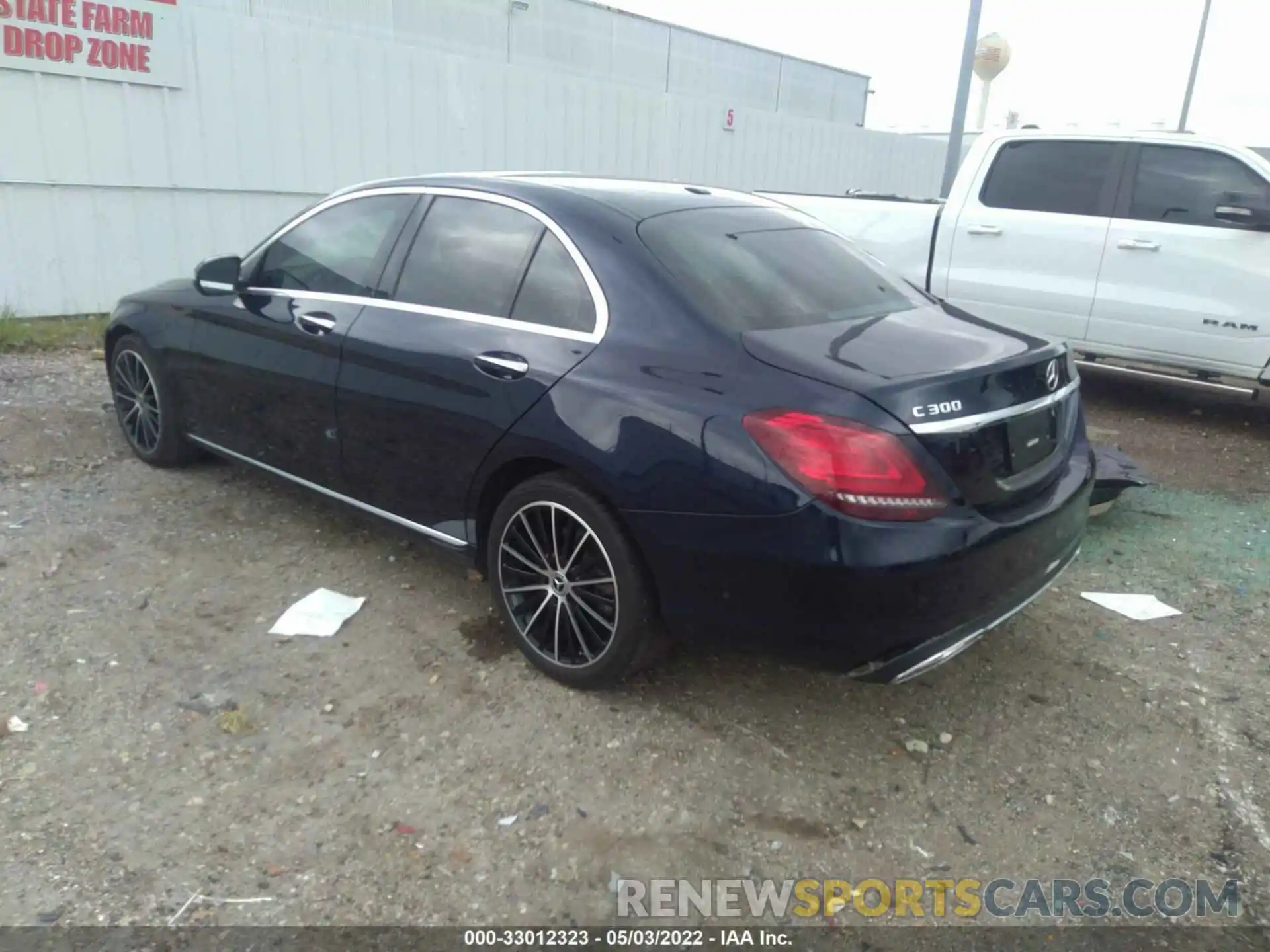 3 Photograph of a damaged car W1KWF8DBXMR643367 MERCEDES-BENZ C-CLASS 2021