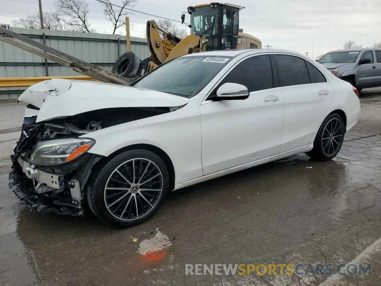 1 Photograph of a damaged car W1KWF8DBXMR647273 MERCEDES-BENZ C-CLASS 2021