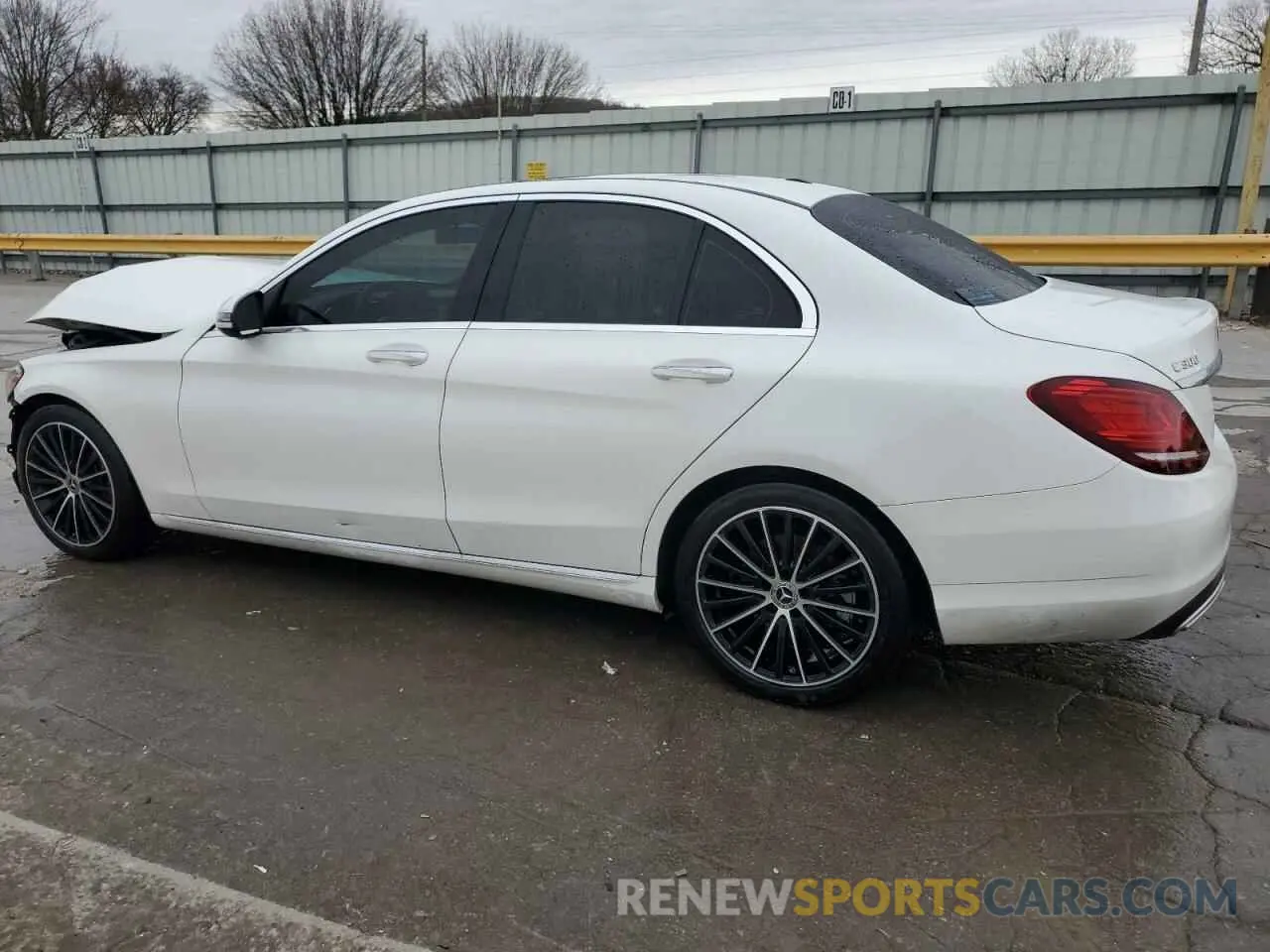 2 Photograph of a damaged car W1KWF8DBXMR647273 MERCEDES-BENZ C-CLASS 2021