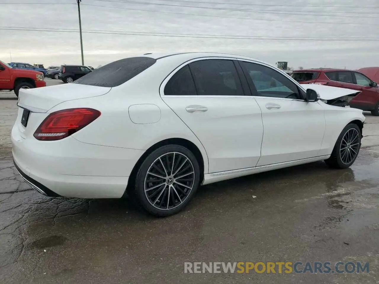 3 Photograph of a damaged car W1KWF8DBXMR647273 MERCEDES-BENZ C-CLASS 2021