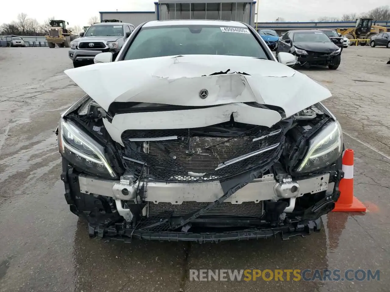 5 Photograph of a damaged car W1KWF8DBXMR647273 MERCEDES-BENZ C-CLASS 2021