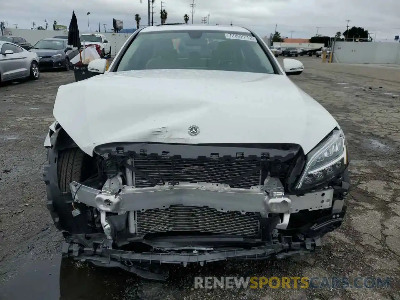 5 Photograph of a damaged car W1KWF8DBXMR650562 MERCEDES-BENZ C-CLASS 2021