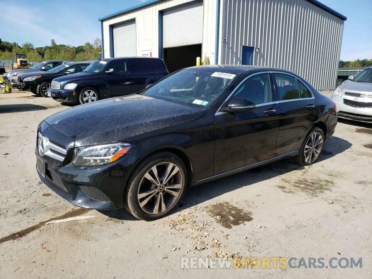 1 Photograph of a damaged car W1KWF8EB0MR636152 MERCEDES-BENZ C-CLASS 2021