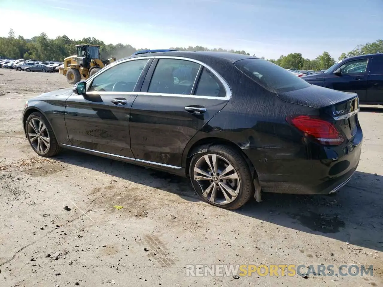 2 Photograph of a damaged car W1KWF8EB0MR636152 MERCEDES-BENZ C-CLASS 2021