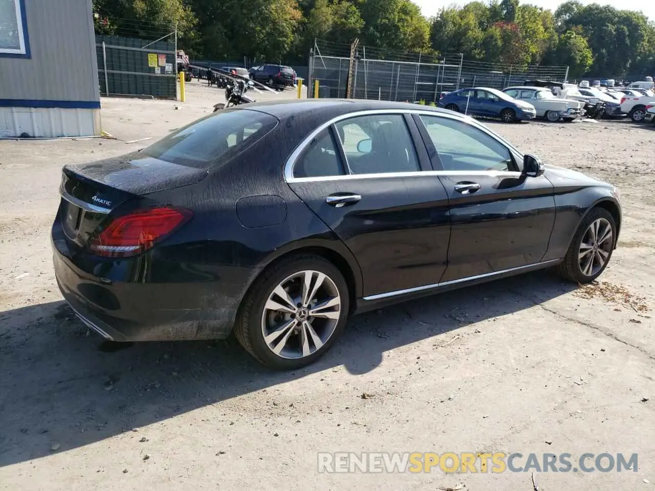 3 Photograph of a damaged car W1KWF8EB0MR636152 MERCEDES-BENZ C-CLASS 2021