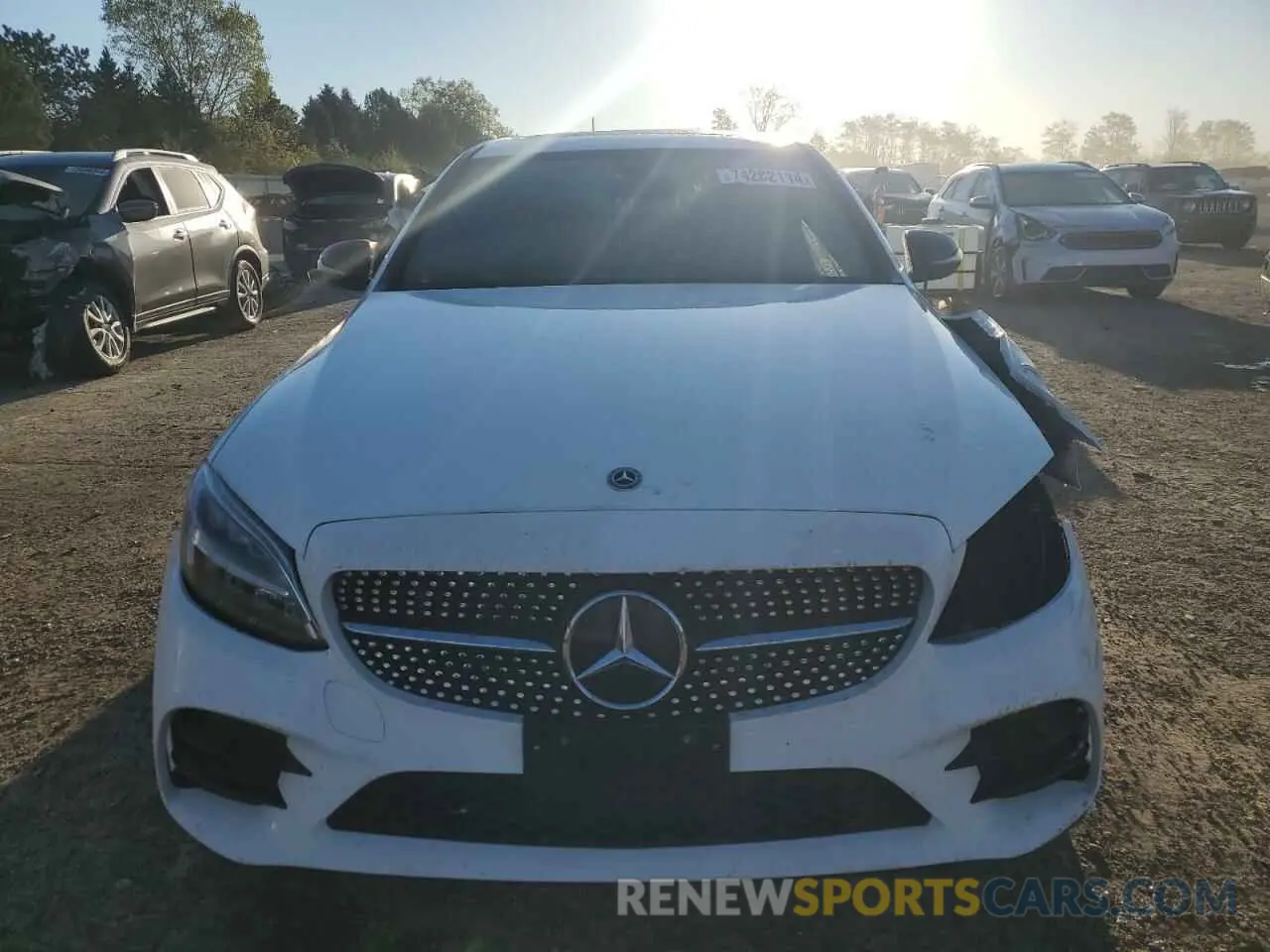 5 Photograph of a damaged car W1KWF8EB0MR649659 MERCEDES-BENZ C-CLASS 2021