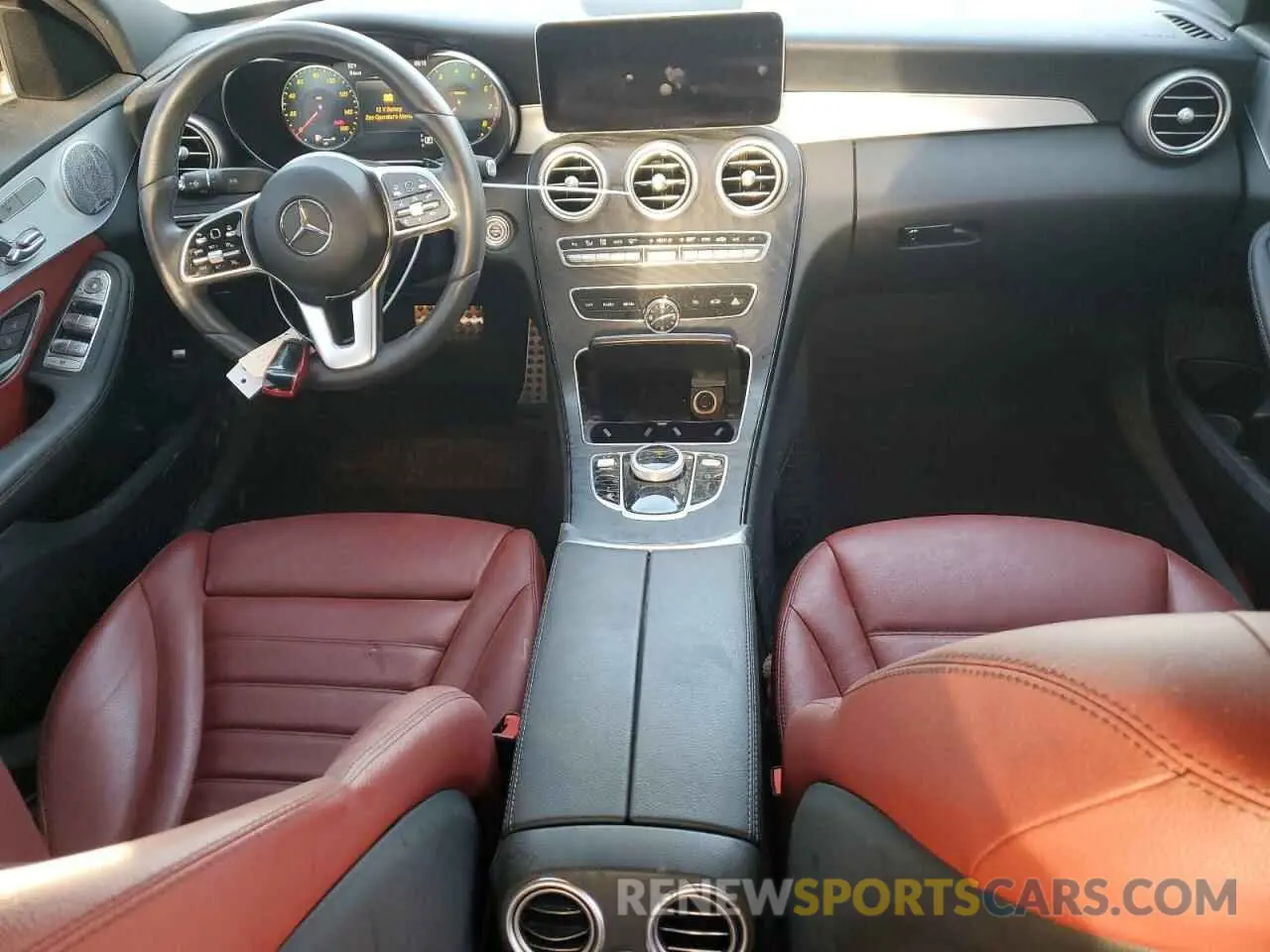 8 Photograph of a damaged car W1KWF8EB0MR649659 MERCEDES-BENZ C-CLASS 2021
