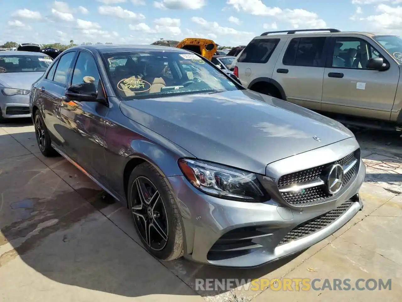 1 Photograph of a damaged car W1KWF8EB1MR628898 MERCEDES-BENZ C-CLASS 2021