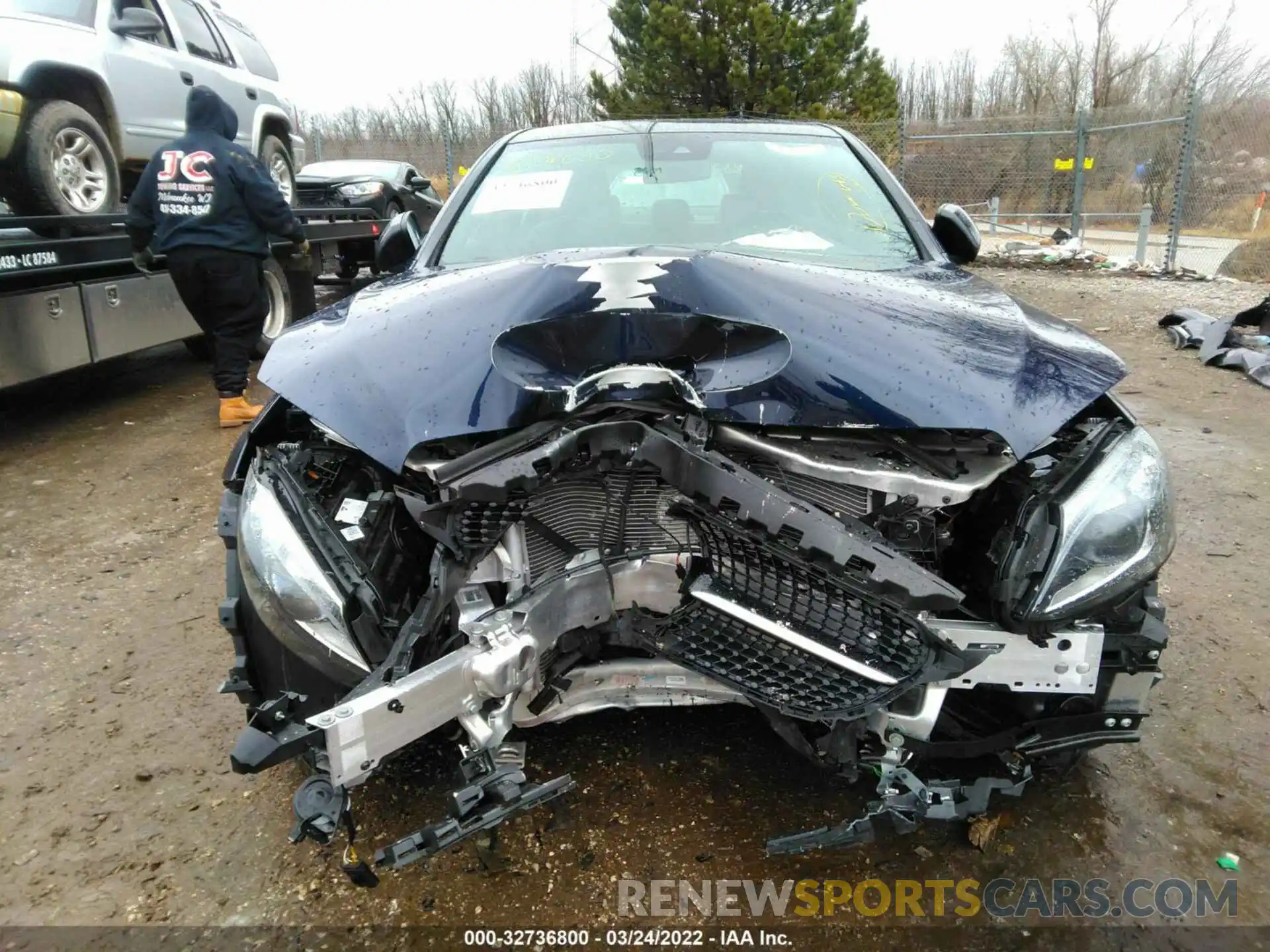 6 Photograph of a damaged car W1KWF8EB1MR646057 MERCEDES-BENZ C-CLASS 2021