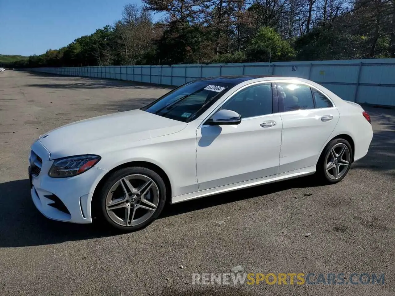 1 Photograph of a damaged car W1KWF8EB2MR619336 MERCEDES-BENZ C-CLASS 2021