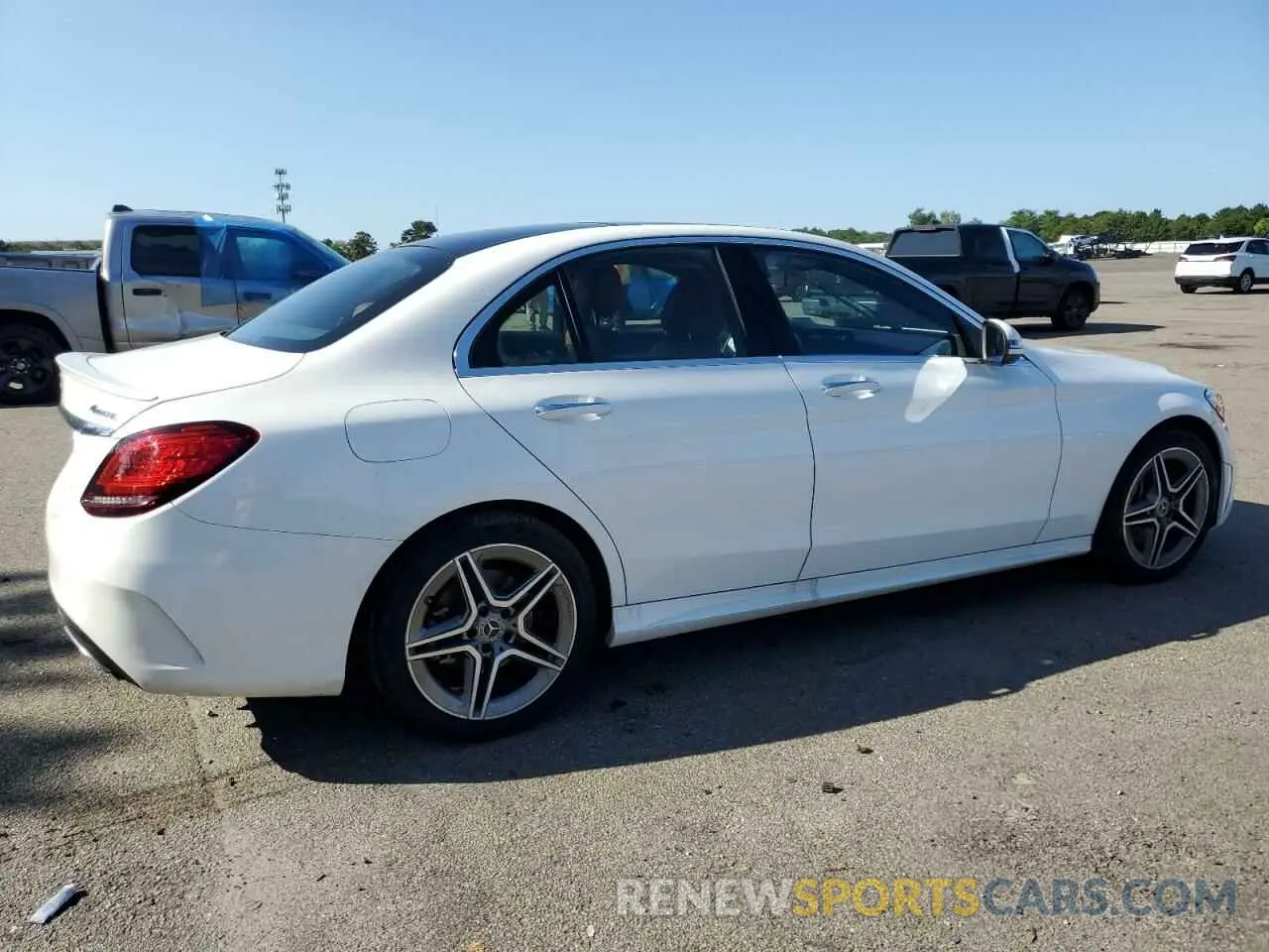 3 Photograph of a damaged car W1KWF8EB2MR619336 MERCEDES-BENZ C-CLASS 2021