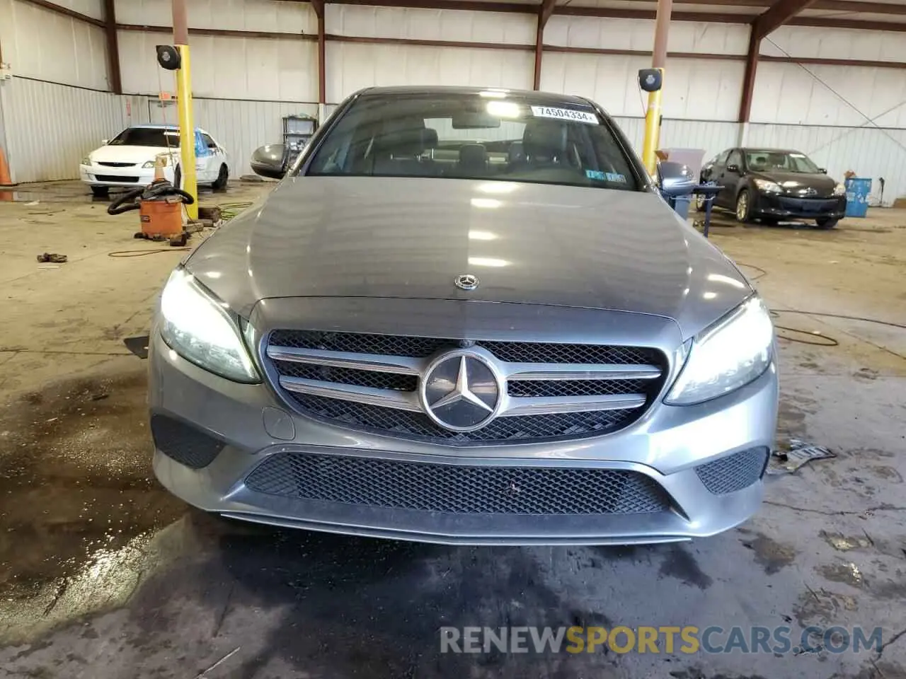 5 Photograph of a damaged car W1KWF8EB2MR639506 MERCEDES-BENZ C-CLASS 2021