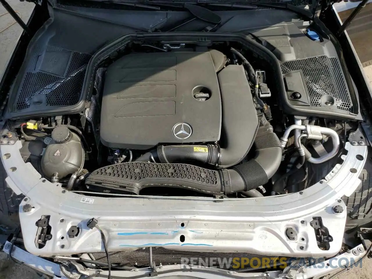 11 Photograph of a damaged car W1KWF8EB3MR643449 MERCEDES-BENZ C-CLASS 2021