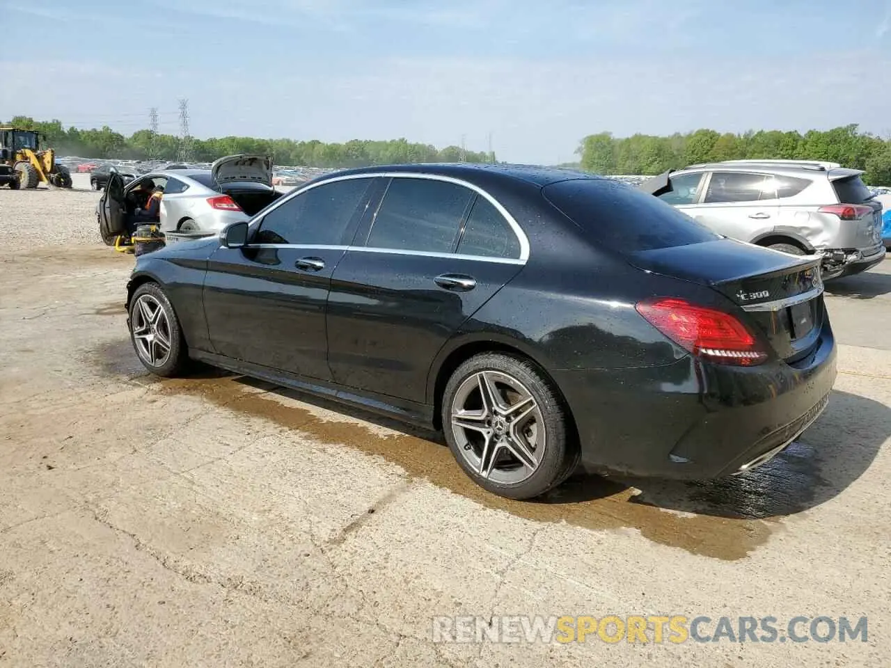 2 Photograph of a damaged car W1KWF8EB3MR643449 MERCEDES-BENZ C-CLASS 2021