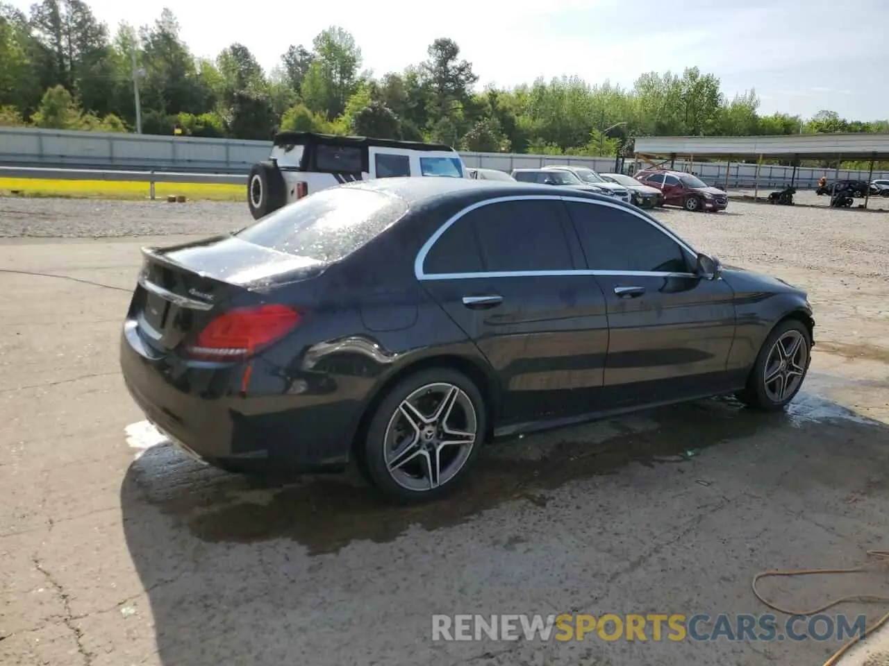 3 Photograph of a damaged car W1KWF8EB3MR643449 MERCEDES-BENZ C-CLASS 2021