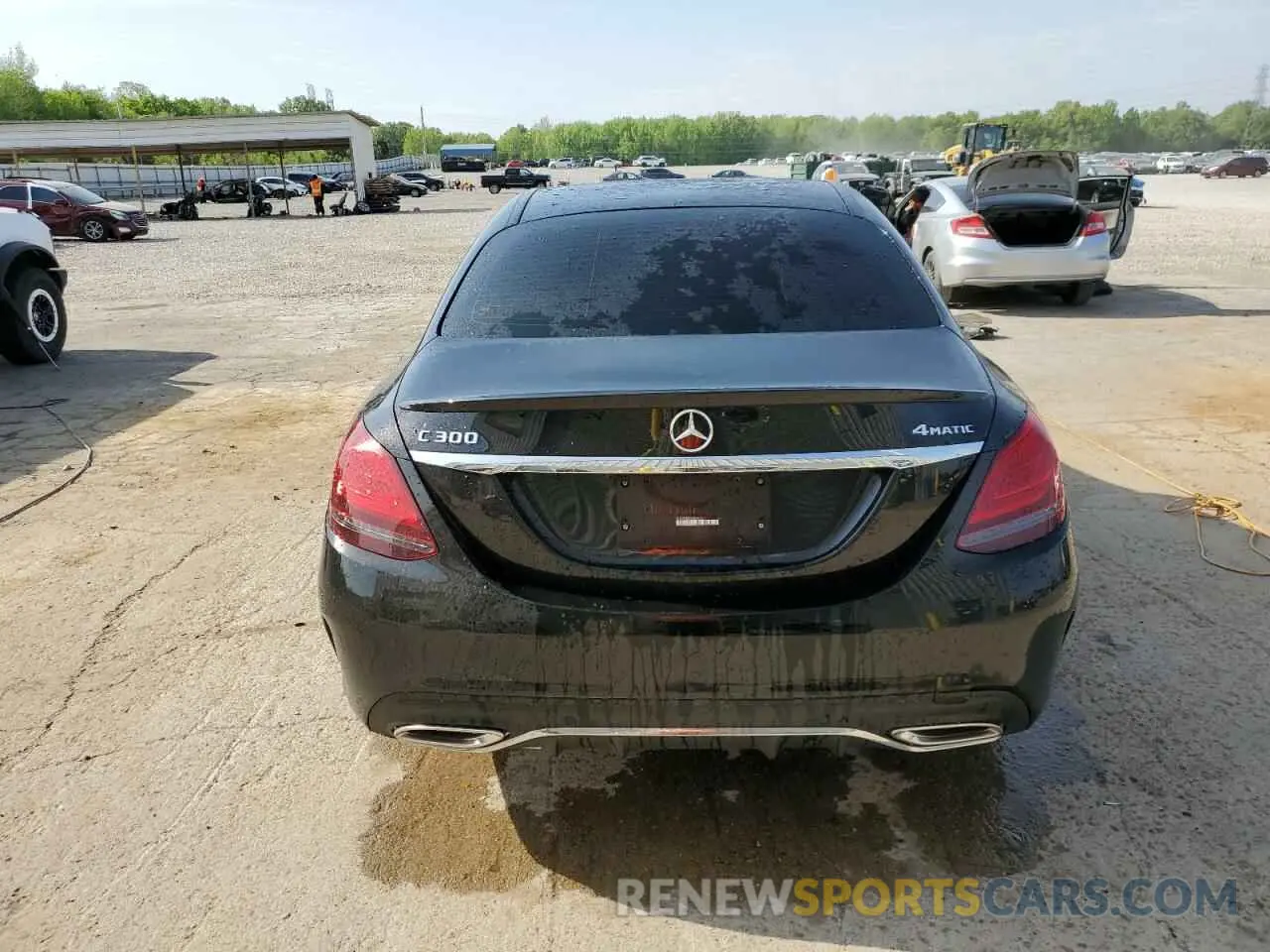6 Photograph of a damaged car W1KWF8EB3MR643449 MERCEDES-BENZ C-CLASS 2021