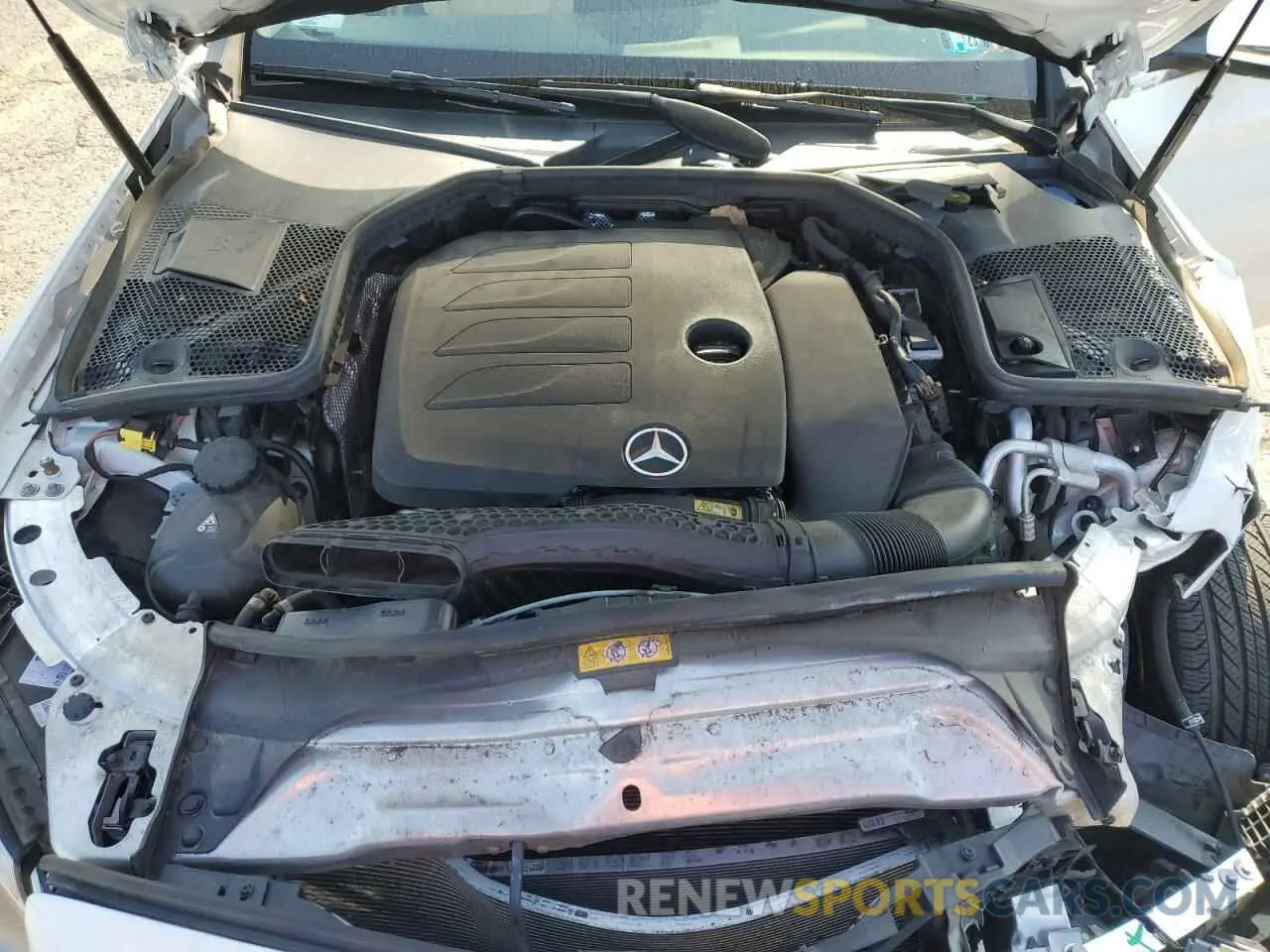 11 Photograph of a damaged car W1KWF8EB4MR637322 MERCEDES-BENZ C-CLASS 2021