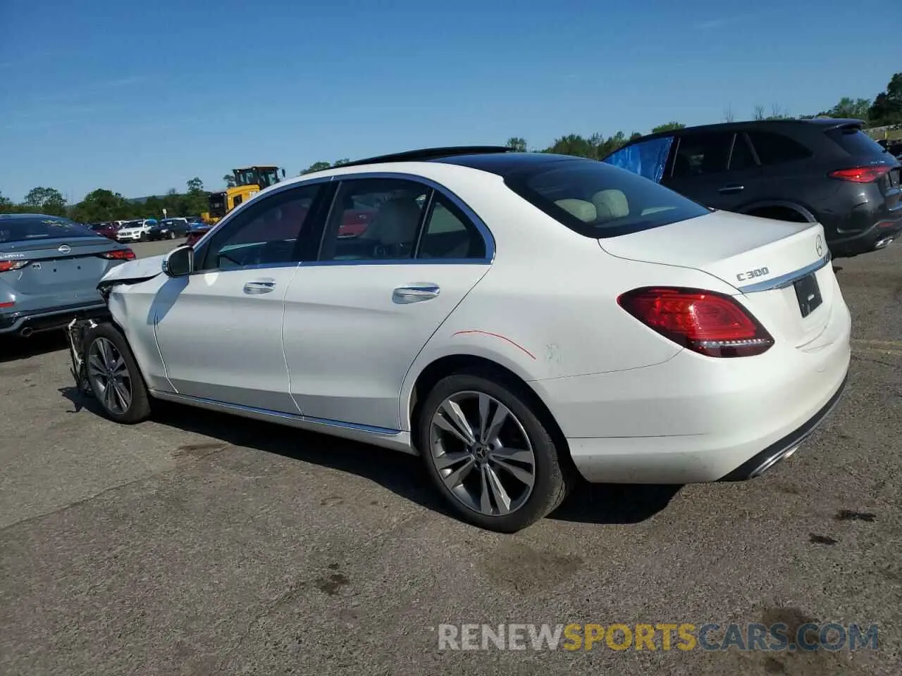 2 Photograph of a damaged car W1KWF8EB4MR637322 MERCEDES-BENZ C-CLASS 2021