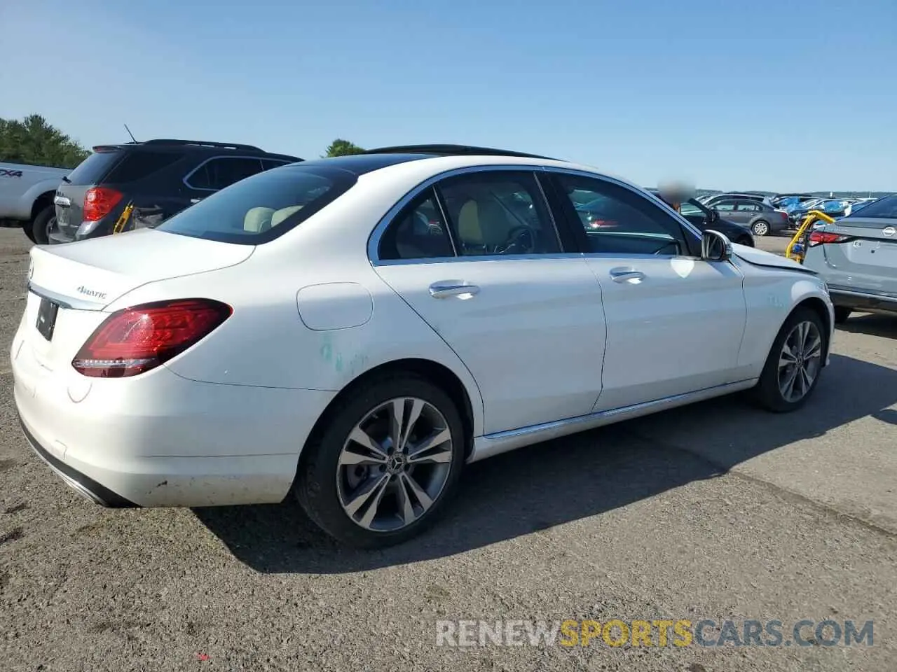 3 Photograph of a damaged car W1KWF8EB4MR637322 MERCEDES-BENZ C-CLASS 2021