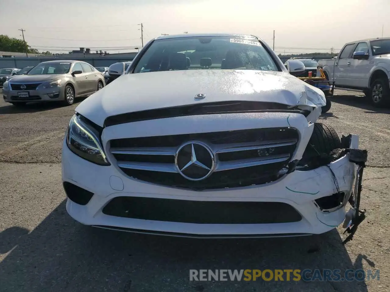 5 Photograph of a damaged car W1KWF8EB4MR637322 MERCEDES-BENZ C-CLASS 2021