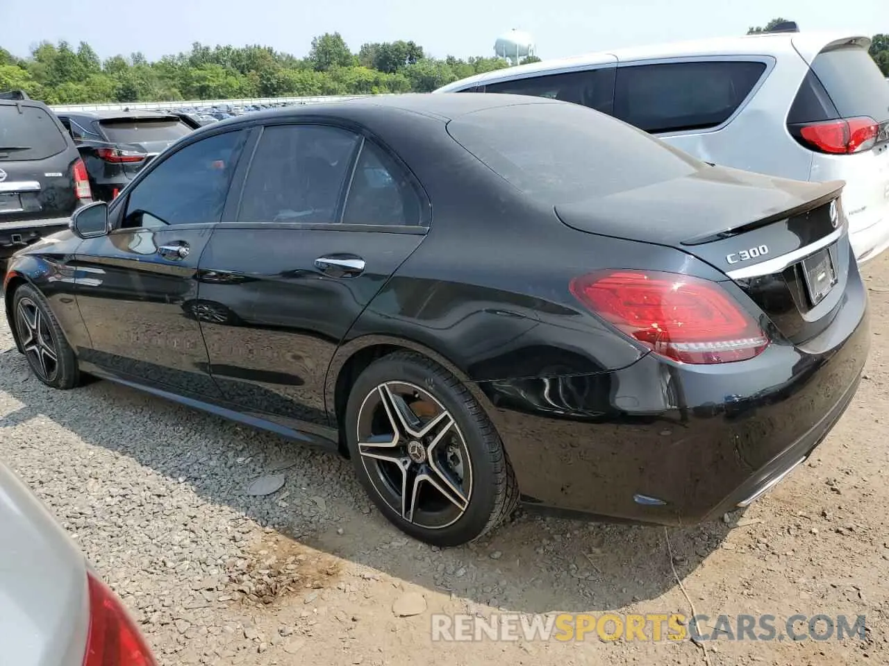 2 Photograph of a damaged car W1KWF8EB4MR645999 MERCEDES-BENZ C-CLASS 2021