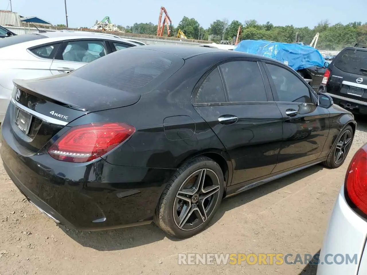 3 Photograph of a damaged car W1KWF8EB4MR645999 MERCEDES-BENZ C-CLASS 2021
