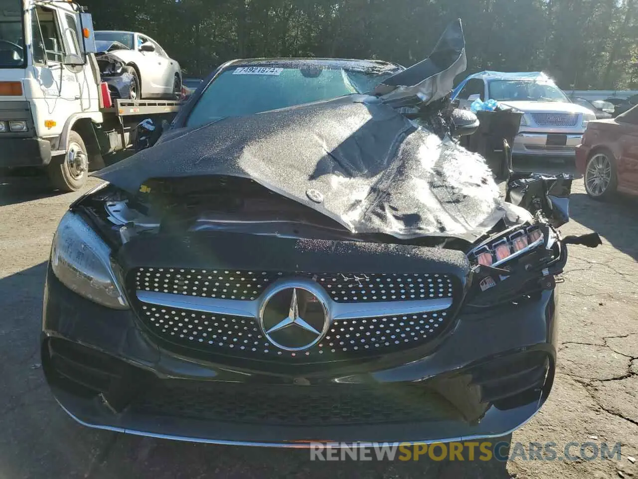 5 Photograph of a damaged car W1KWF8EB4MR648305 MERCEDES-BENZ C-CLASS 2021