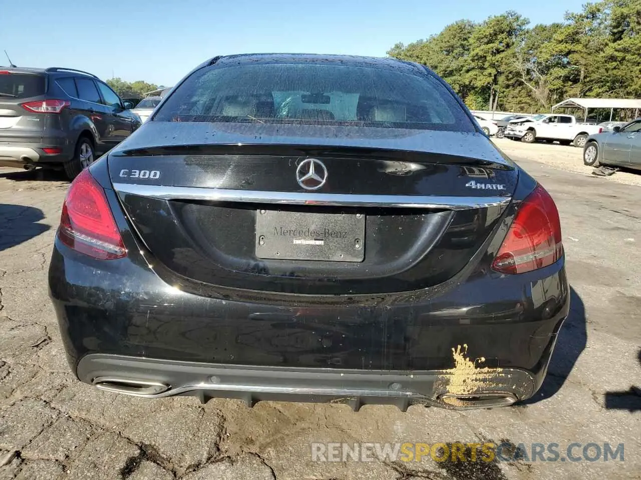6 Photograph of a damaged car W1KWF8EB4MR648305 MERCEDES-BENZ C-CLASS 2021