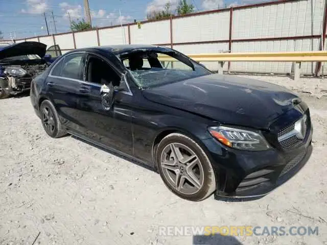 4 Photograph of a damaged car W1KWF8EB5MR615653 MERCEDES-BENZ C-CLASS 2021