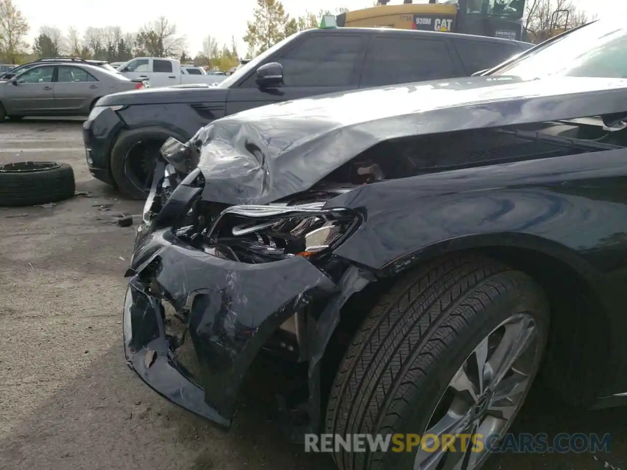 9 Photograph of a damaged car W1KWF8EB5MR634476 MERCEDES-BENZ C-CLASS 2021