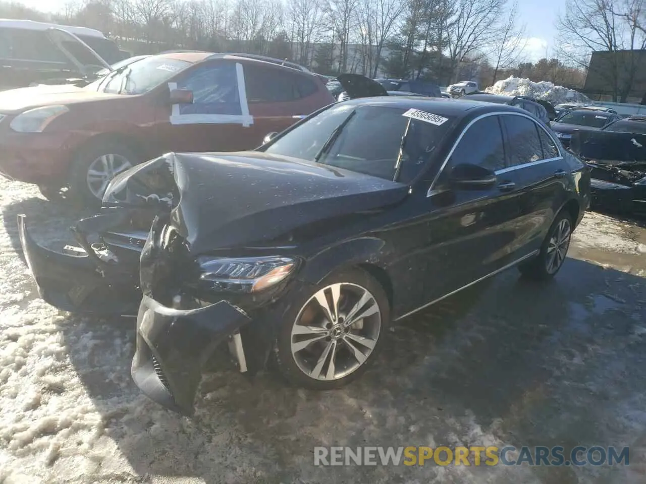 1 Photograph of a damaged car W1KWF8EB5MR643470 MERCEDES-BENZ C-CLASS 2021
