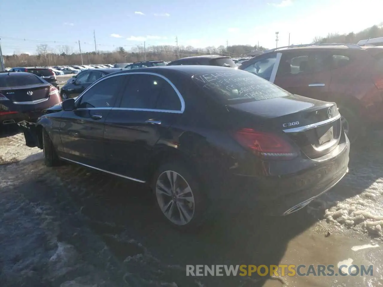 2 Photograph of a damaged car W1KWF8EB5MR643470 MERCEDES-BENZ C-CLASS 2021