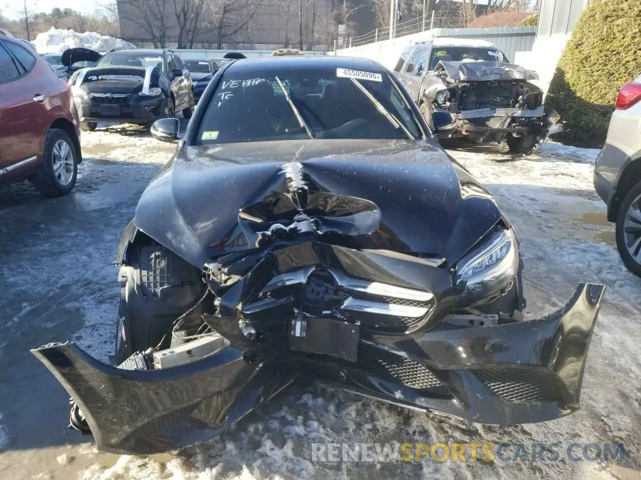 5 Photograph of a damaged car W1KWF8EB5MR643470 MERCEDES-BENZ C-CLASS 2021