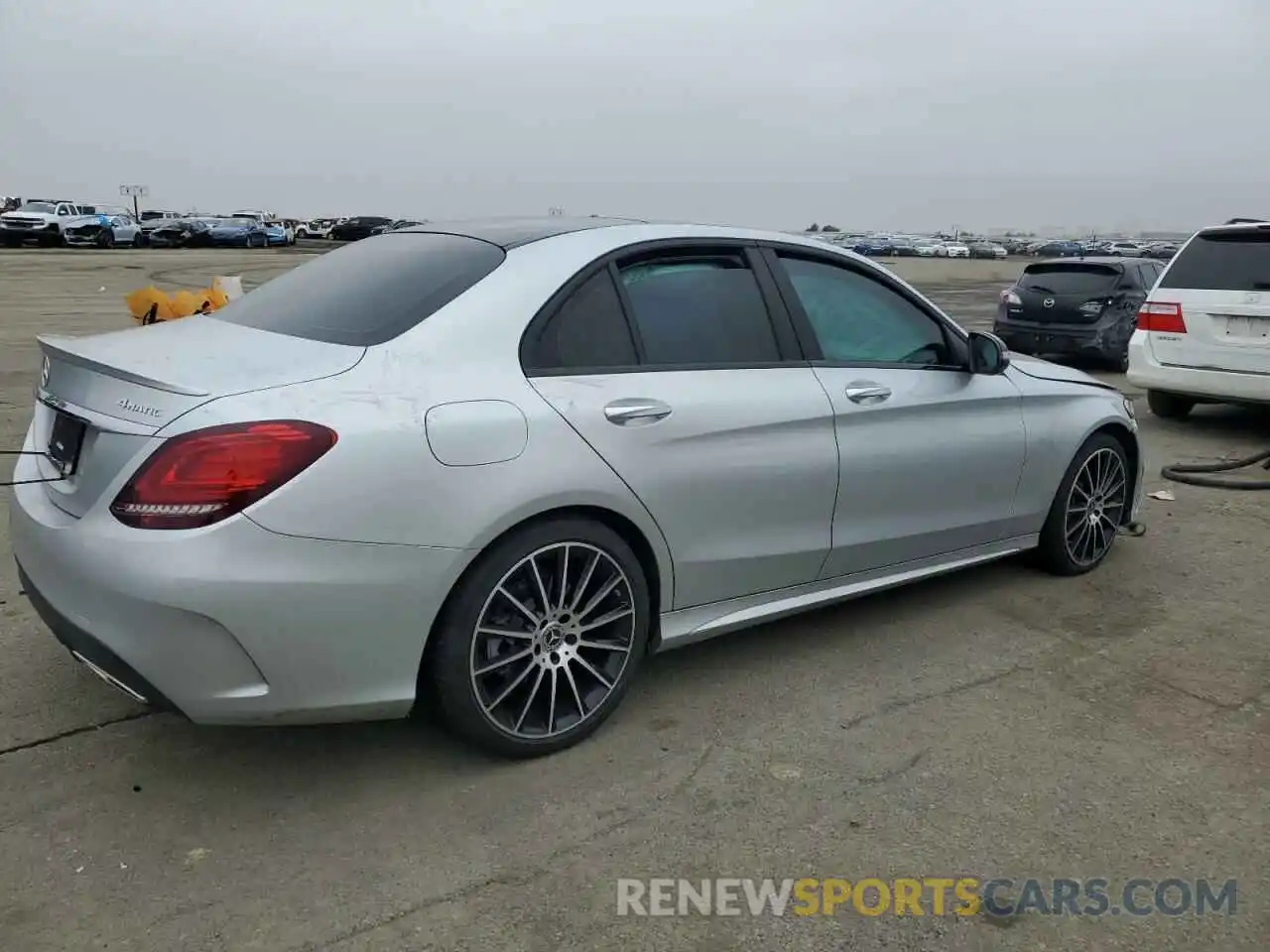 3 Photograph of a damaged car W1KWF8EB5MR653447 MERCEDES-BENZ C-CLASS 2021