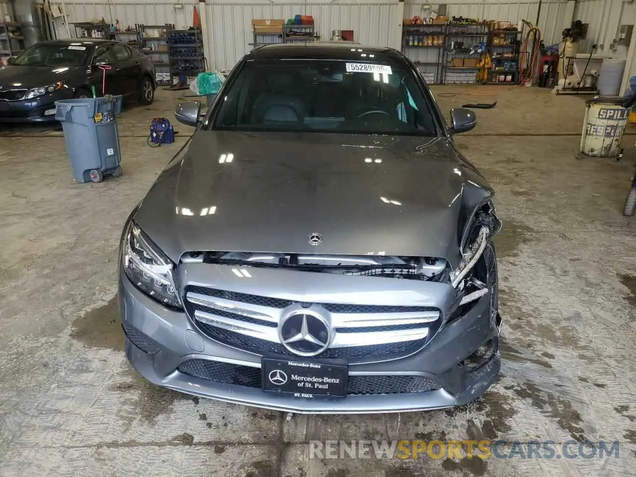 5 Photograph of a damaged car W1KWF8EB8MR605571 MERCEDES-BENZ C-CLASS 2021