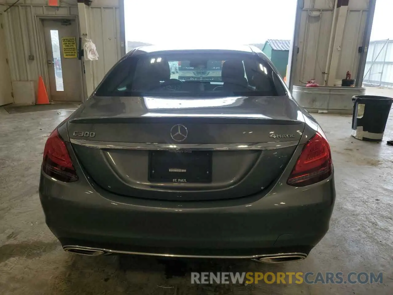 6 Photograph of a damaged car W1KWF8EB8MR605571 MERCEDES-BENZ C-CLASS 2021