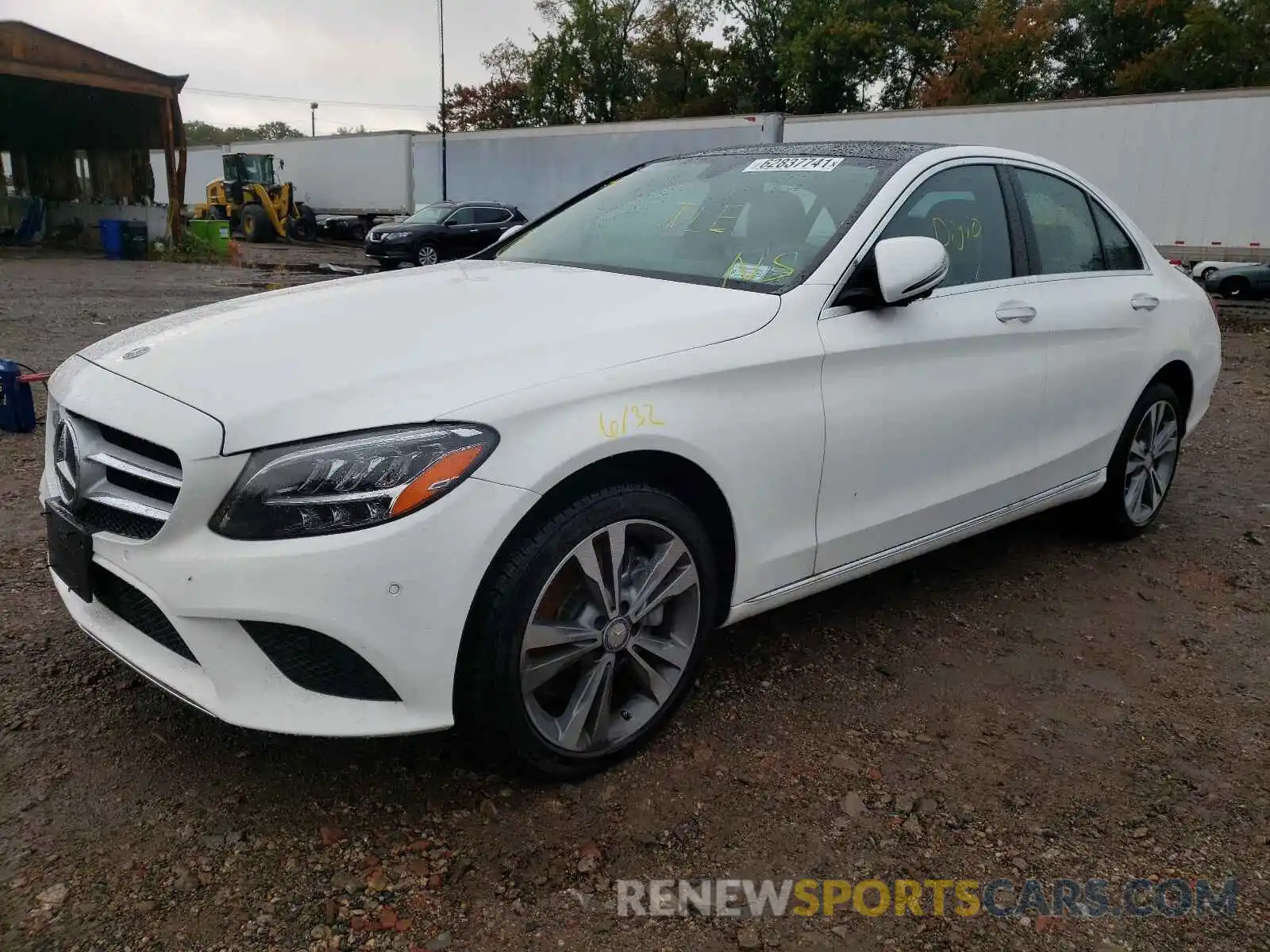 2 Photograph of a damaged car W1KWF8EB8MR623746 MERCEDES-BENZ C-CLASS 2021