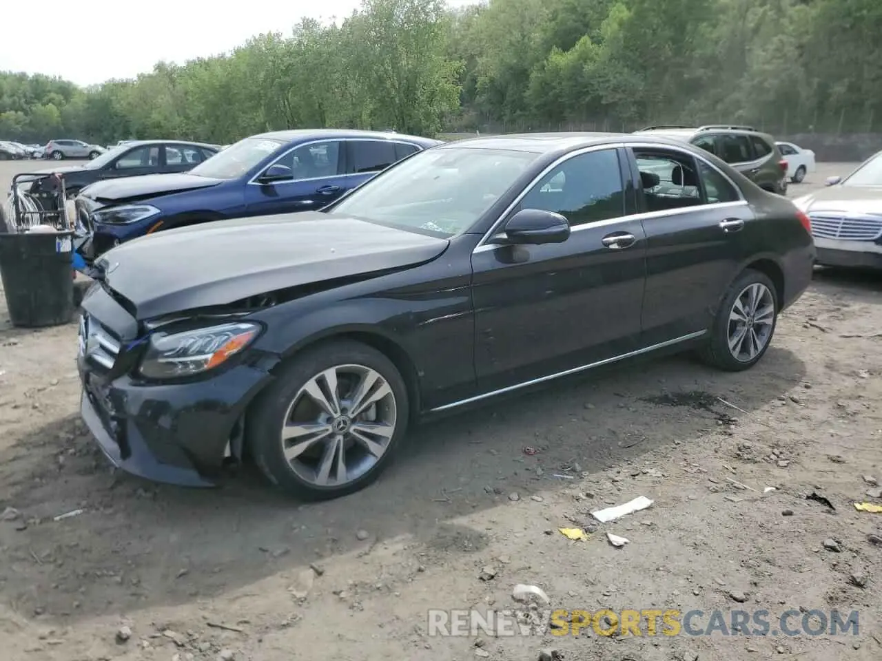 1 Photograph of a damaged car W1KWF8EB9MR610990 MERCEDES-BENZ C-CLASS 2021