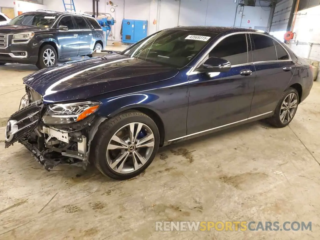 1 Photograph of a damaged car W1KWF8EB9MR642810 MERCEDES-BENZ C-CLASS 2021