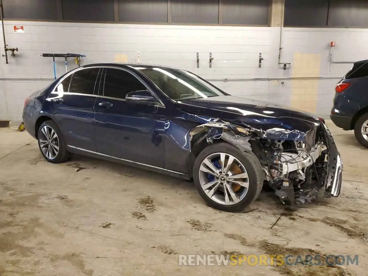 4 Photograph of a damaged car W1KWF8EB9MR642810 MERCEDES-BENZ C-CLASS 2021