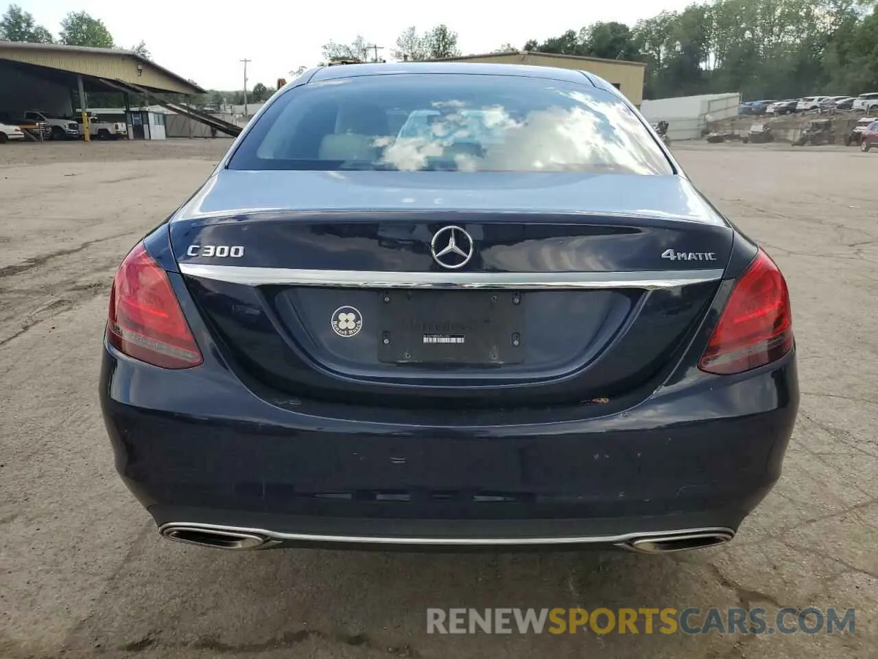 6 Photograph of a damaged car W1KWF8EBXMR610481 MERCEDES-BENZ C-CLASS 2021