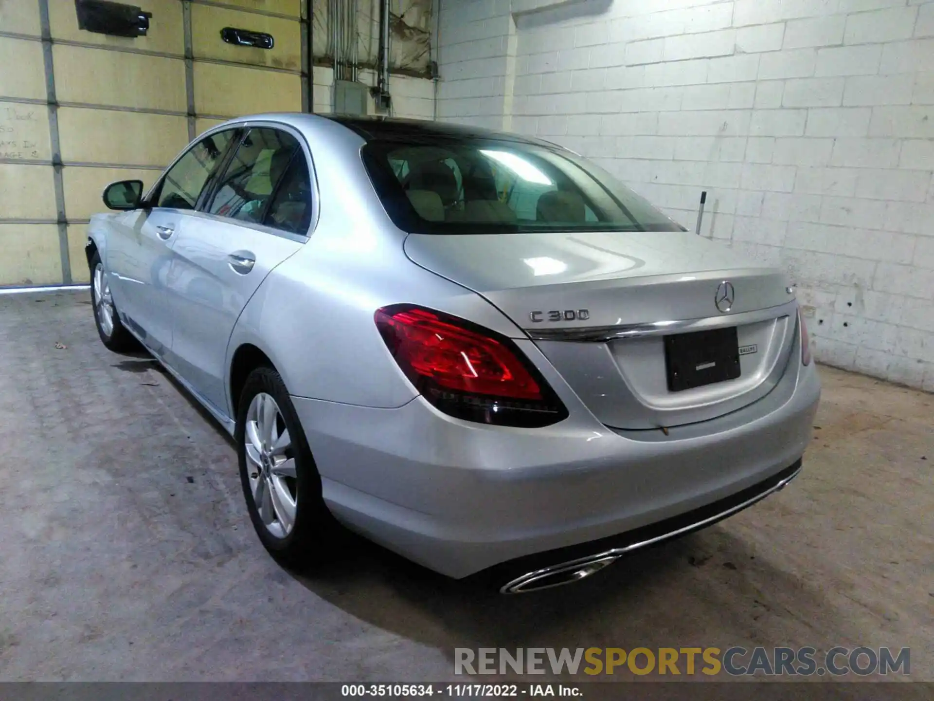 3 Photograph of a damaged car W1KWF8EBXMR622386 MERCEDES-BENZ C-CLASS 2021