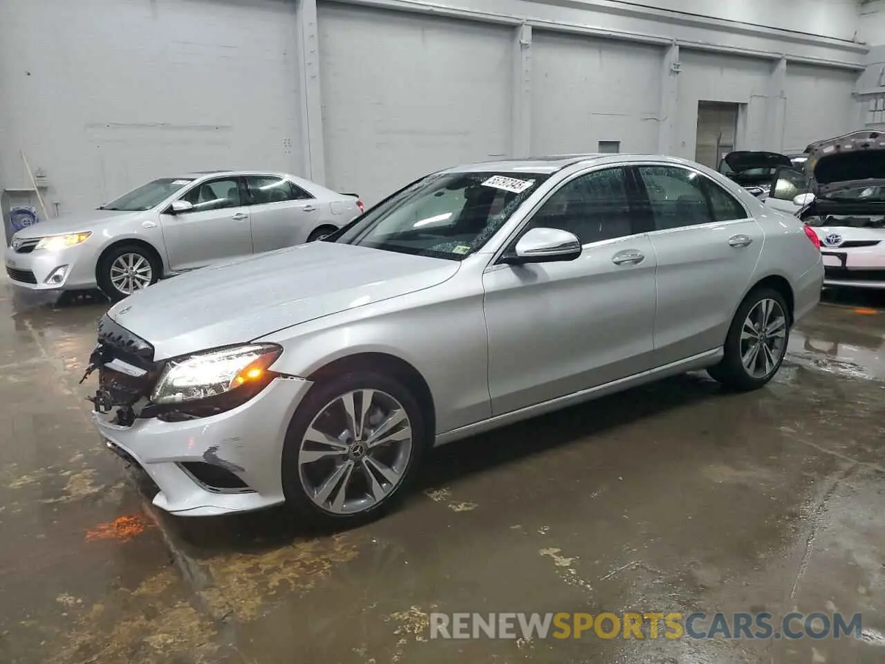 1 Photograph of a damaged car W1KWF8EBXMR636515 MERCEDES-BENZ C-CLASS 2021