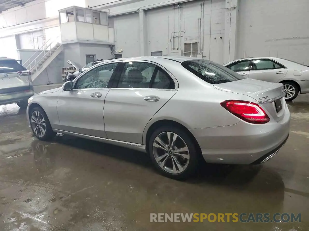 2 Photograph of a damaged car W1KWF8EBXMR636515 MERCEDES-BENZ C-CLASS 2021