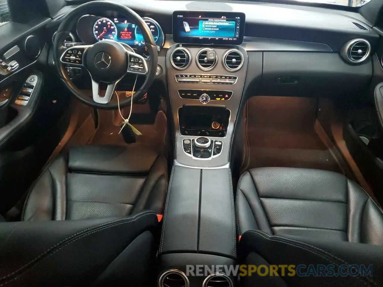 8 Photograph of a damaged car W1KWF8EBXMR636515 MERCEDES-BENZ C-CLASS 2021